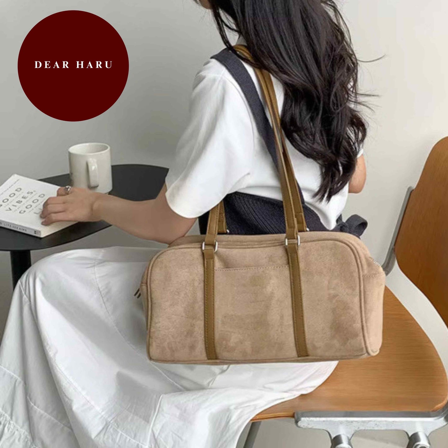 The Dione in apricot